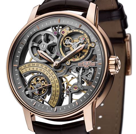 high end skeleton watches